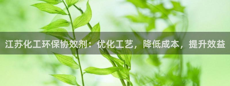 亿万先生 手机版下载安装：江苏化工环保协效剂：优化工艺，降低成本，提升效益