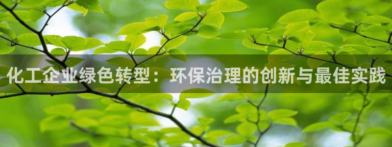 亿万先生 菲律宾：化工企业绿色转型：环保治理的创新与最佳实践